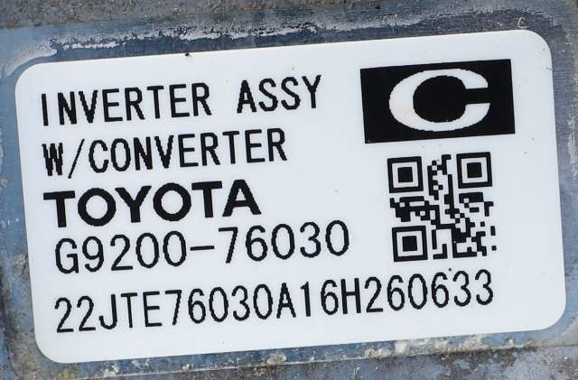 Inverter hybrid til Toyota Auris 2015-2019 (Type II, Fase 2)  (TOYOTA|G9200-76030|)