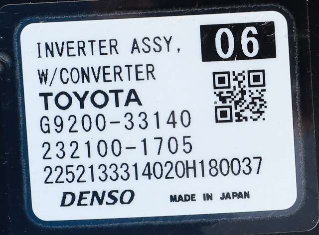 Inverter hybrid til Toyota RAV4 2019-->> (Type V)  (TOYOTA|G9200-33140|)