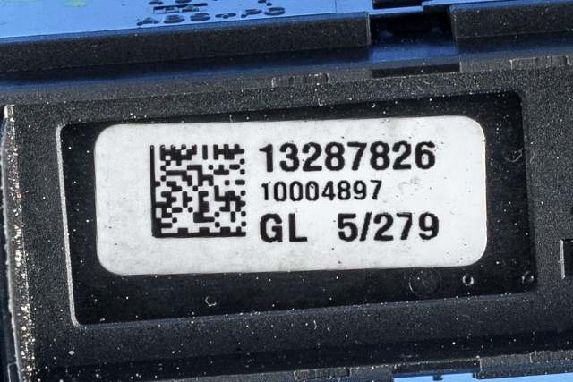 Bryter nødblink til Opel Meriva B 2010-2017  (GM|13 287 826|)