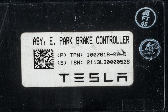Styreenhet elektrisk parkbrems (EPB - Electric Parking Brake) til Tesla Model S 2013-2016 (Fase 1)  (TESLA|1007618-00-D|)