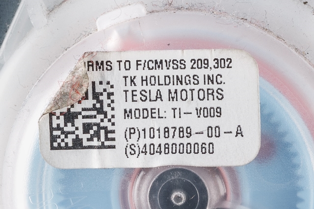 Sikkerhetsbelte bak høyre til Tesla Model S 2013-2016 (Fase 1) (TESLA|1018789-00-A|)