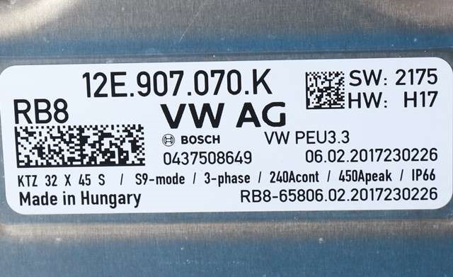 Inverter elbil til Seat Mii electric 2019-->> (VAG|12E 907 070 K|)