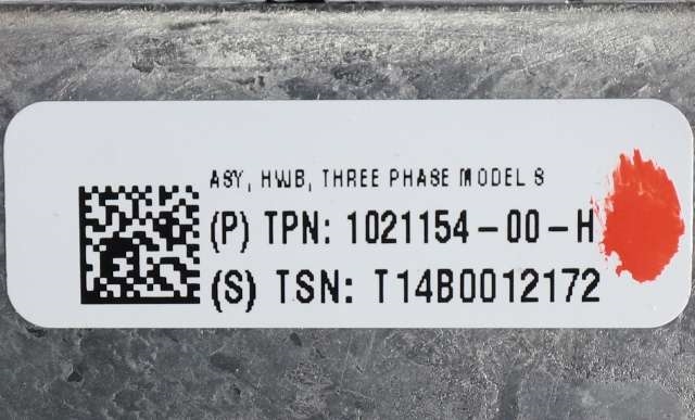 Koblingsboks elbil (HVJB) til Tesla Model S 2013-2016 (Fase 1) (TESLA|1021154-00-H|)