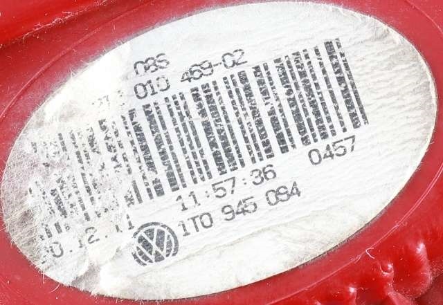 Baklykt høyre indre til VW Touran 2010-2015 (Type I, Fase 3) (VAG|1T0 945 094|)