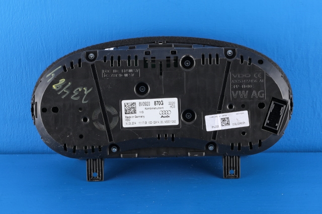 Instrumentpanel til Audi A3 2012-2016 (Type III, Fase 1)  (VDO|A2C84207600|8V0 920 870 G|)