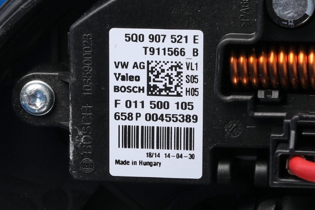 Varmeapparat motor til Audi A3 2012-2016 (Type III, Fase 1) (VAG|5Q1 819 021 B|)