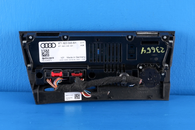 Varmeapparat betjening til Audi A4 2007-2014 (Type IV) (B8) (B8) (VAG|8T1 820 043 AH|)