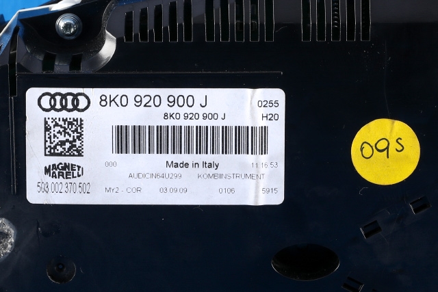 Instrumentpanel til Audi A4 2007-2014 (Type IV) (B8) (B8) (VAG|8K0 920 900 J|)