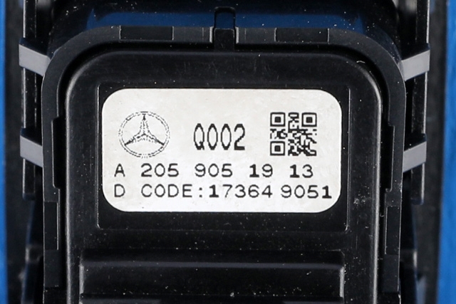 Bryter diverse til Mercedes GLC 2015-2022 (X253) (X253) (MERCEDES|A 205 905 19 13|)