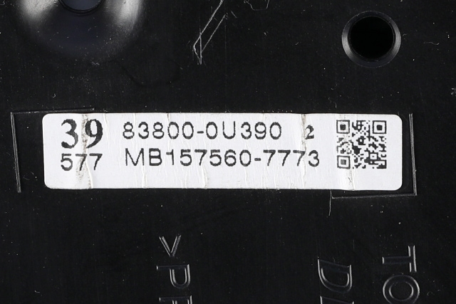 Instrumentpanel til Toyota Yaris 2014-2020 (Type III, Fase 2)  (DENSO|157560-7773|83800-0U390|)