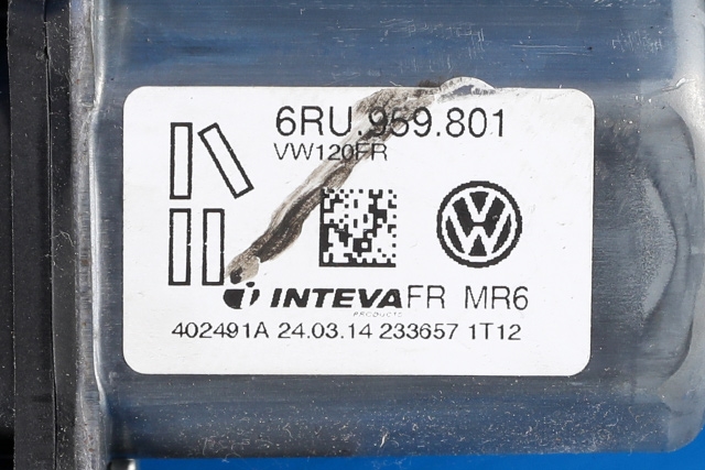 Ruteheis høyre foran til VW E-Up 2013-2019  (VAG|6RU 959 801|)