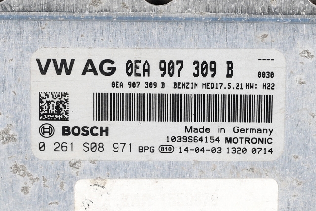 Styreenhet motor til VW E-Up 2013-2019  (BOSCH|0 261 S08 971|0EA 907 309 B|)