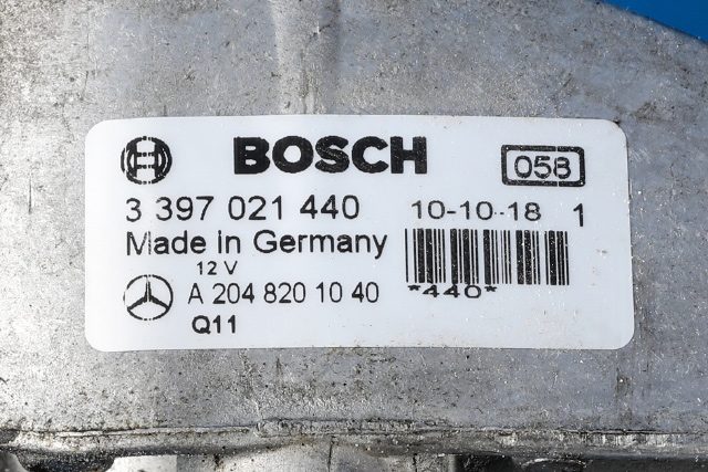 Viskermotor frontrute komplett m/overføring til Mercedes E-Klasse, Coupe/Cab 2009-2013 (Fase 1) (C207) (C207) (BOSCH|1 397 220 666|)