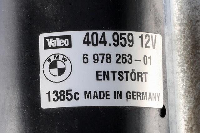 Viskermotor frontrute komplett m/overføring til BMW 3-Serie 2005-2011 (E90/E91/E92/E93) (E90/E91/E92/E93) (BMW|6 978 263|)