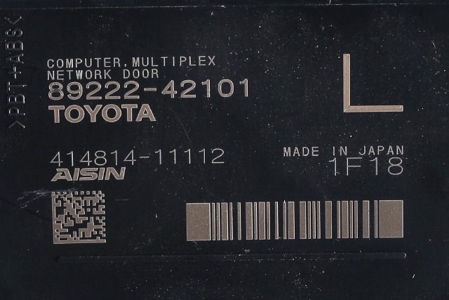 Styreenhet diverse til Toyota RAV4 2019-->> (Type V) (TOYOTA|89222-42101|)