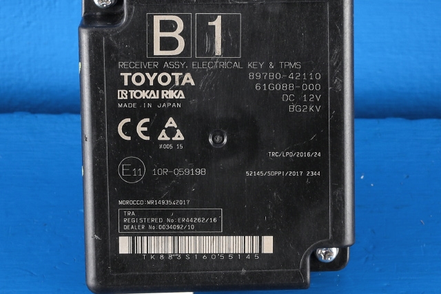Styreenhet diverse til Toyota RAV4 2019-->> (Type V)  (TOYOTA|897B0-42110|)
