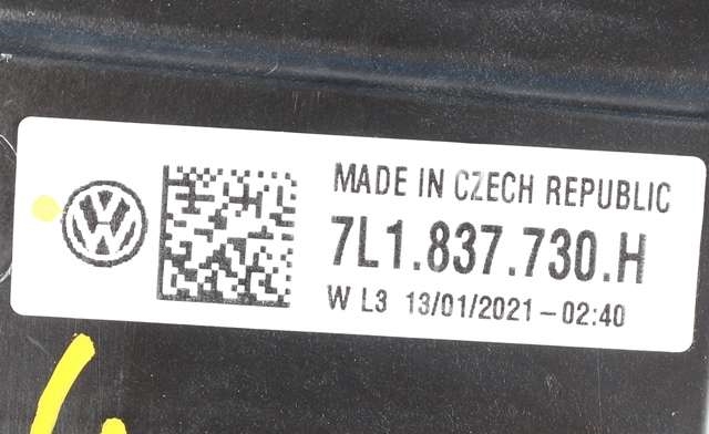 Ruteheis høyre foran til VW Transporter / Caravelle 2019-->> (T6.1) (T6.1) (VAG|7L2 959 406|7L1 837 730 H|)