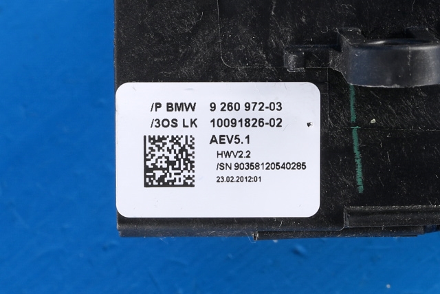 Girstang/girvelger automat til BMW 5-Serie 2010-2017 (F10/F11) (F10/F11) (BMW|9 260 972|)