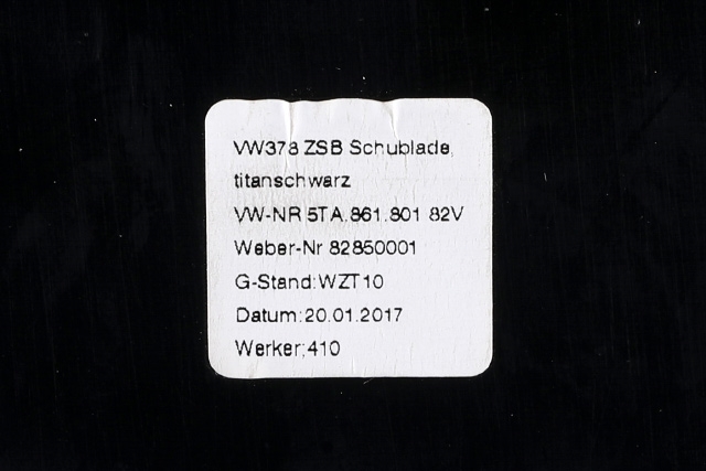 Dashbord myntrom til VW Touran 2015-2021 (Type II)  (VAG|5TA 861 801|)