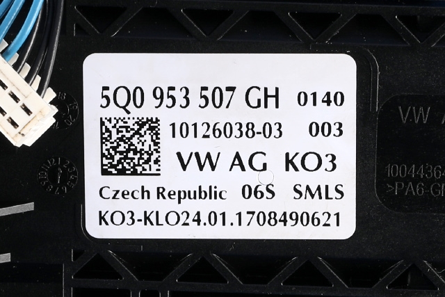 Bryter combi til VW Touran 2015-2021 (Type II)  (VAG|5Q0 953 507 GH|5Q0 953 513 P|)