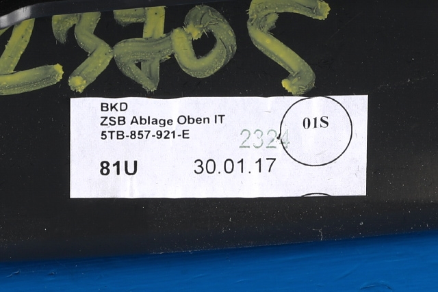 Dashbord myntrom til VW Touran 2015-2021 (Type II)  (VAG|5TB 857 921 E|)