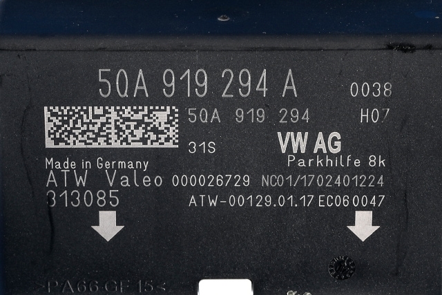 Styreenhet parkering til VW Touran 2015-2021 (Type II)  (VAG|5QA 919 294 A|)