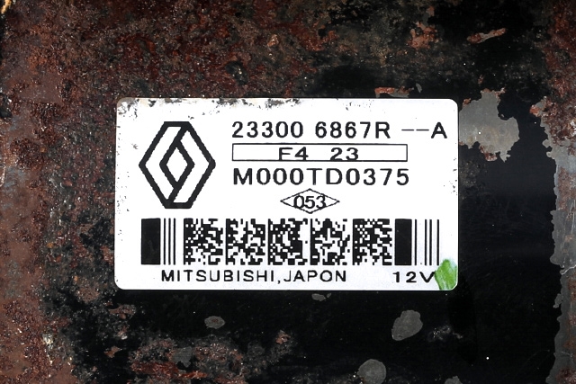 Starter til Nissan Qashqai 2014-2021 (Type II)  (MITSUBISHI|M000TD0375|2330 06867R|)