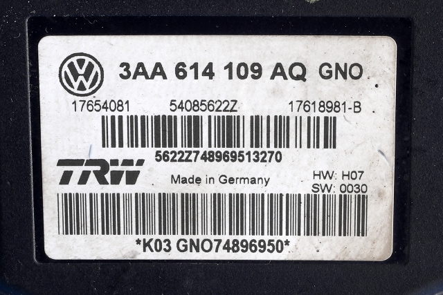 ABS sentral til VW Passat 2011-2015 (B7) (B7) (VAG|3AA 614 109 AQ|)