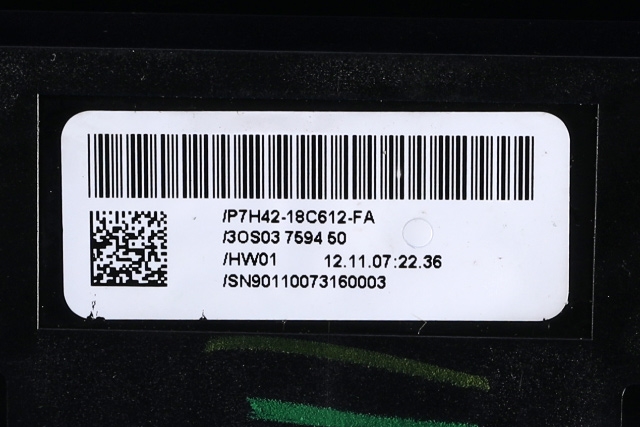 Varmeapparat betjening bak til Land Rover Range Rover 2002-2012 (Type III)  (LAND ROVER|7H42-18C612-FA|)
