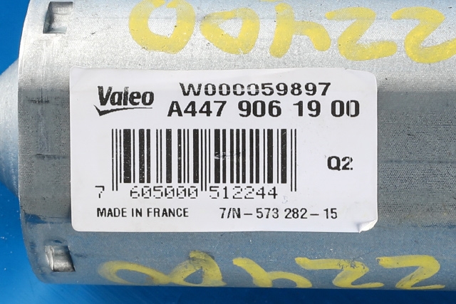 Viskermotor bakrute til Mercedes Vito 2014-->> (W447) (W447) (MERCEDES|A 447 906 19 00|)