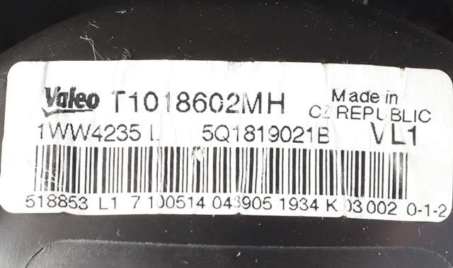 Varmeapparat motor til VW Golf VII 2012-2017 (Fase 1)  (VAG|5Q1 819 021 B|)