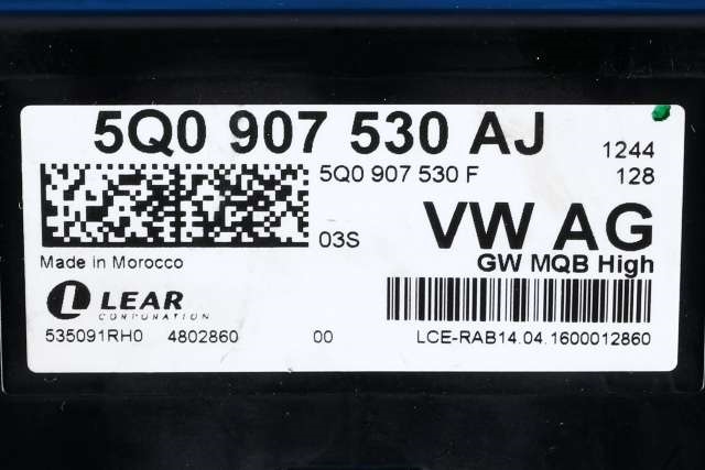 Styreenhet diverse til VW Tiguan 2016-2020 (Type II, Fase 1)  (VAG|5Q0 907 530 AJ|)