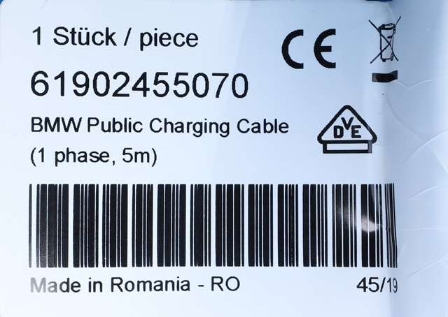 Batterilader kabel til BMW X1 2015-2022 (F48) (F48) (BMW|61.90-2 455 070|)
