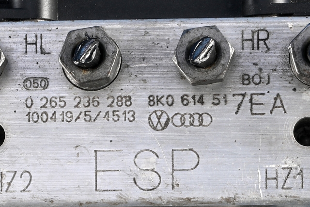 ABS sentral til Audi A5 2007-2016 (Type I)  (VAG|8K0 614 517 EA|8K0 907 379 BE|)