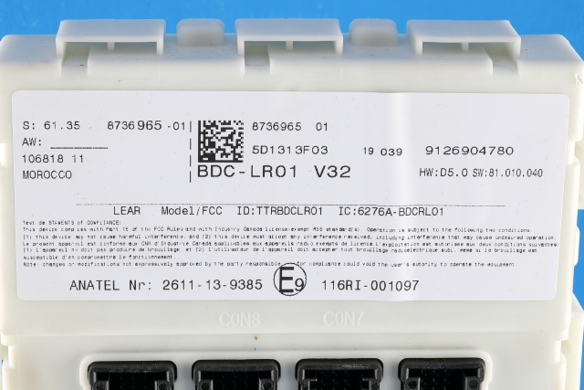 Sikringsboks til BMW i3 2013-2022  (BMW|61.35-8 736 965|)