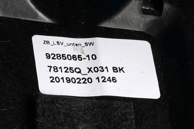 Ratt deksler til BMW i3 2013-2022  (BMW|9 285 065|)