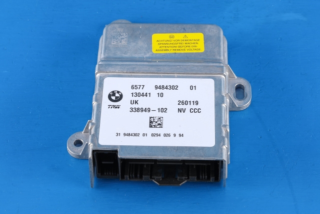 Styreenhet airbag hovedsensor til BMW i3, 2013-2022  (BMW|65.77-9 484 302)