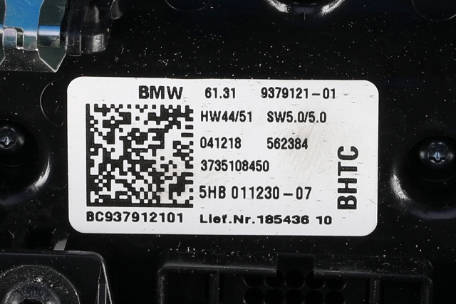 Varmeapparat betjening til BMW i3 2013-2022  (HELLA|5HB 011 230-07|61.31-9 379 121|)