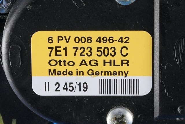 Pedal gass til VW Transporter / Caravelle 2019-->> (T6.1) (T6.1) (HELLA|6PV 008 496-42|7E1 723 503 C|)