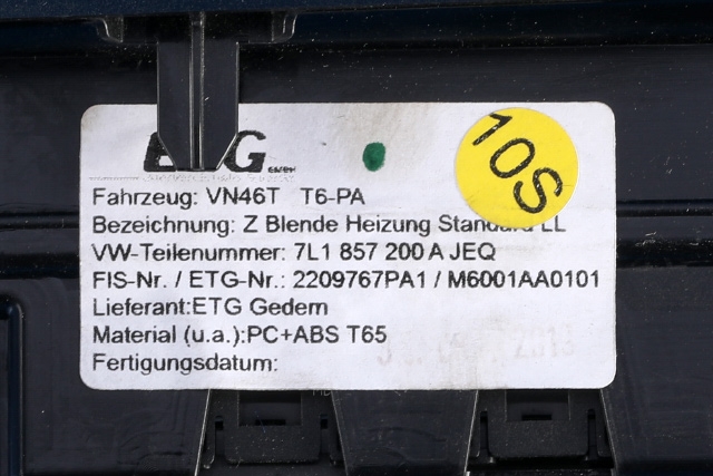 Dashbord diverse til VW Transporter / Caravelle 2019-->> (T6.1) (T6.1) 