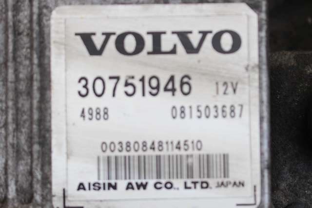 Girkasse automat til Volvo V70 2007-2013 (Type III, Fase 1)  (VOLVO|31256205|)