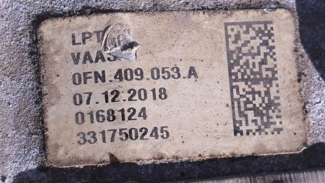 Girkasse 4WD fordelingskasse til Škoda Superb 2015-->> (Type III)  (VAG|0FN 409 053 A|)