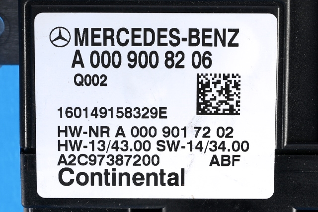 Styreenhet drivstoffpumpe til Mercedes Vito 2014-->> (W447) (W447) (MERCEDES|A 000 900 82 06|)