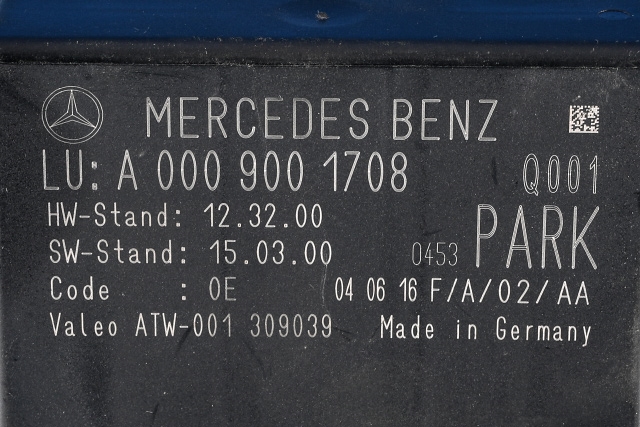 Styreenhet parkering til Mercedes Vito 2014-->> (W447) (W447) (MERCEDES|A 000 900 17 08|)