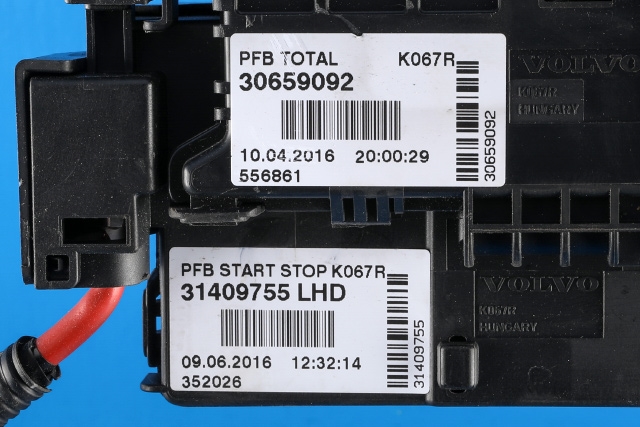 Sikringsboks til Volvo XC60 2014-2017 (Type I, Fase 2)  (VOLVO|31409755|)