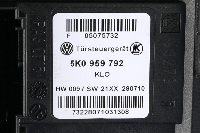 Ruteheis, kun motor, høyre foran til VW Caddy 2010-2015 (Type III, Fase 2) (VAG|1T0 959 702 R|)
