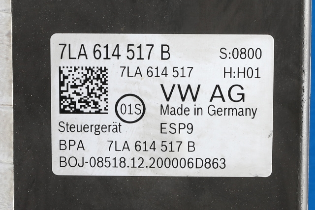 ABS sentral til VW Transporter / Caravelle 2019-->> (T6.1) (T6.1) (VAG|7LA 614 517 B|)