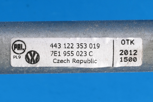 Viskermotor frontrute komplett m/overføring til VW Transporter / Caravelle 2019-->> (T6.1) (T6.1) (VAG|7E1 955 023 C|)