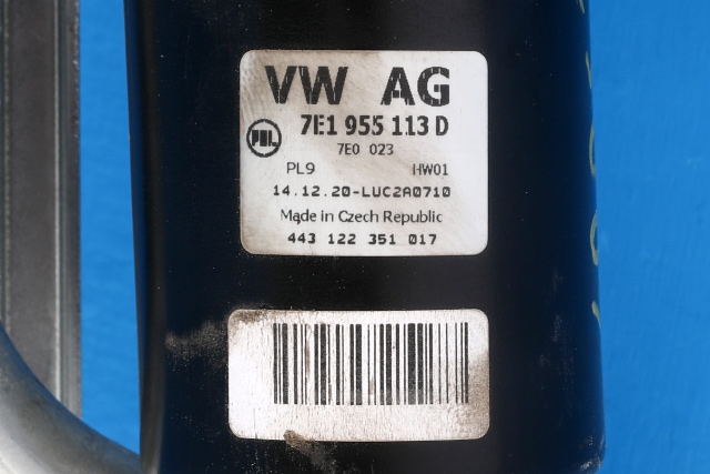 Viskermotor frontrute komplett m/overføring til VW Transporter / Caravelle 2019-->> (T6.1) (T6.1) (VAG|7E1 955 023 C|)