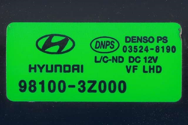 Viskermotor frontrute komplett m/overføring til Hyundai i40 2012-2017  (DENSO|03524-8190|98100-3Z000|)